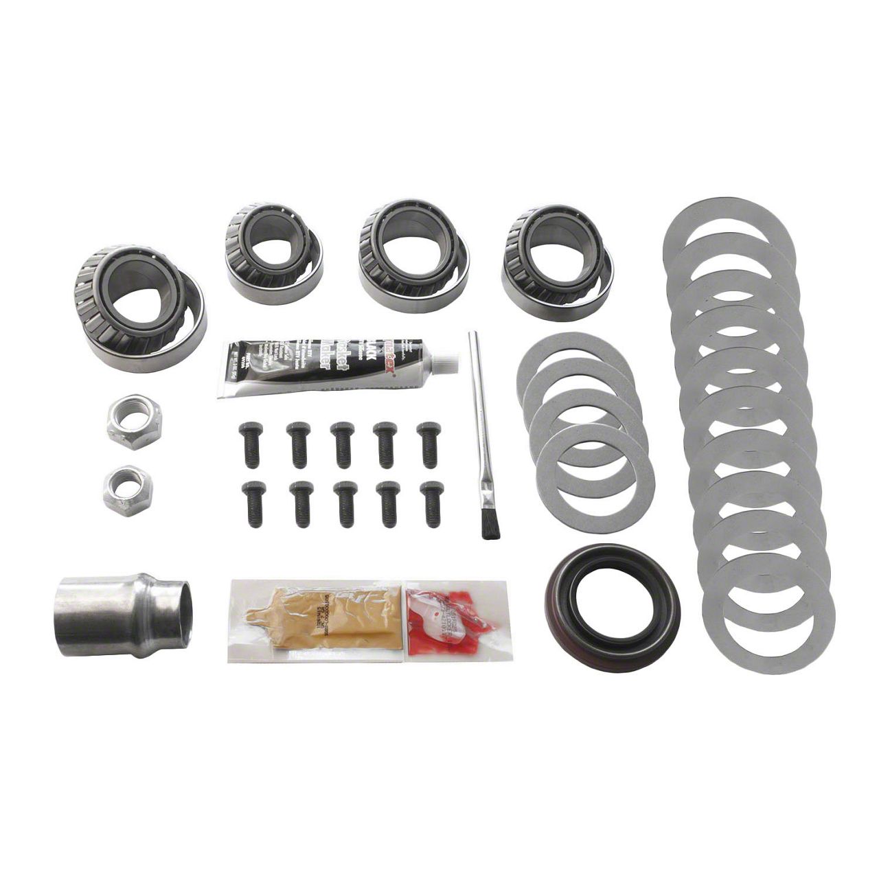 Timken Tapered Bearing Kit Motive Gear Rear Pinion Rebuild Kit R10.25RTPK For Ford 10.25 Differential With Timken Bearings & Crush Sleeve Differential Pinion Kit