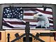 SEC10 Perforated Flag and Eagle Rear Window Decal (93-24 Jeep Grand Cherokee ZJ, WJ, WK, WK2 & WL)