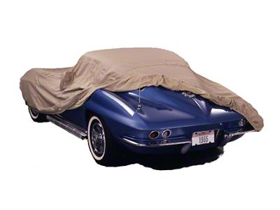 Covercraft Custom Car Covers Flannel Car Cover; Tan (22-24 Jeep Grand Cherokee WL, Excluding 4xe)