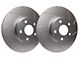 SP Performance Slotted Rotors with Silver ZRC Coated; Rear Pair (93-98 Jeep Grand Cherokee ZJ)