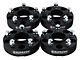 Supreme Suspensions 1.25-Inch PRO Billet 5 x 114.3mm to 5 x 127mmWheel Adapters; Black; Set of Four (93-98 Jeep Grand Cherokee ZJ)