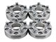 Supreme Suspensions 1.25-Inch PRO Billet 5 x 114.3mm to 5 x 127mmWheel Adapters; Silver; Set of Four (93-98 Jeep Grand Cherokee ZJ)