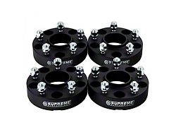 Supreme Suspensions 1.25-Inch Pro Billet Hub Centric Wheel Spacers; Black; Set of Four (99-10 Jeep Grand Cherokee WJ & WK)
