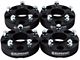 Supreme Suspensions 1.50-Inch Pro Billet Hub Centric Wheel Spacers; Black; Set of Four (93-98 Jeep Grand Cherokee ZJ)
