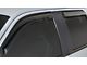 Snap-Inz In-Channel Sidewind Deflectors; Front and Rear; Smoke (11-21 Jeep Grand Cherokee WK2)