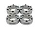 Supreme Suspensions 1-Inch Pro Billet Wheel Spacers; Silver; Set of Four (93-98 Jeep Grand Cherokee ZJ)