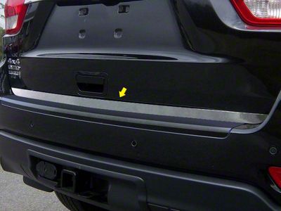 Rear Deck Trim Accent; Stainless Steel (11-21 Jeep Grand Cherokee WK2)