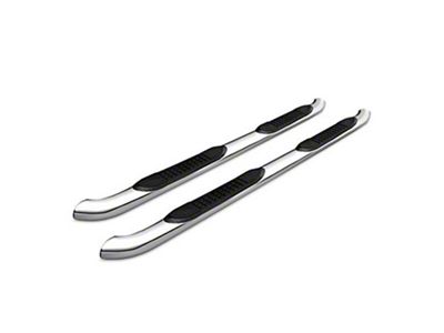 3-Inch Round Side Step Bars; Stainless Steel (05-10 Jeep Grand Cherokee WK)