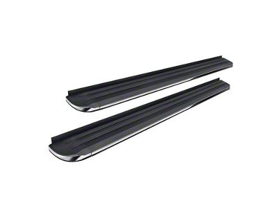 Exceed Running Boards; Black with Chrome Trim (22-24 Jeep Grand Cherokee WL, Excluding 4xe)