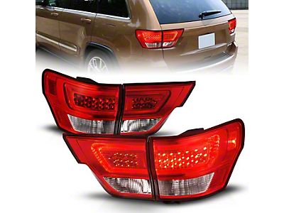 Rareelectrical NEW PAIR OF OUTER TAIL LIGHTS COMPATIBLE WITH JEEP