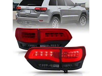 Rareelectrical NEW PAIR OF OUTER TAIL LIGHTS COMPATIBLE WITH JEEP