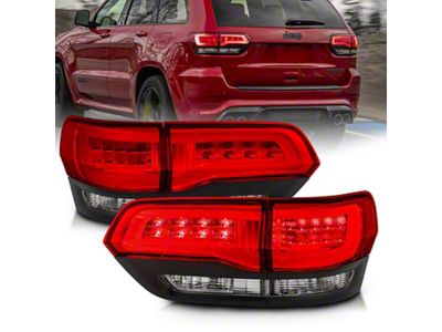 Rareelectrical NEW PAIR OF OUTER TAIL LIGHTS COMPATIBLE WITH JEEP