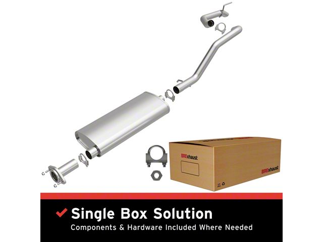 BRExhaust Direct-Fit Cat-Back Exhaust System (05-10 Jeep Grand Cherokee WK, Excluding SRT8)