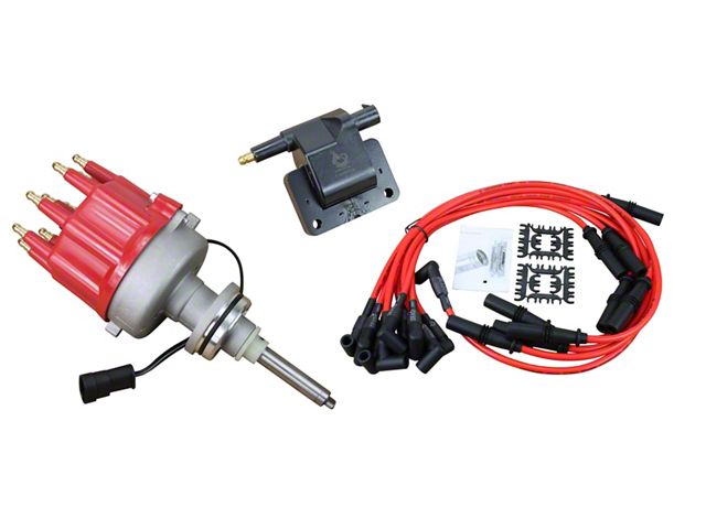 Dragon Fire Performance Ignition Tune Up Kit; Red (1993 5.2L Jeep Grand Cherokee ZJ)