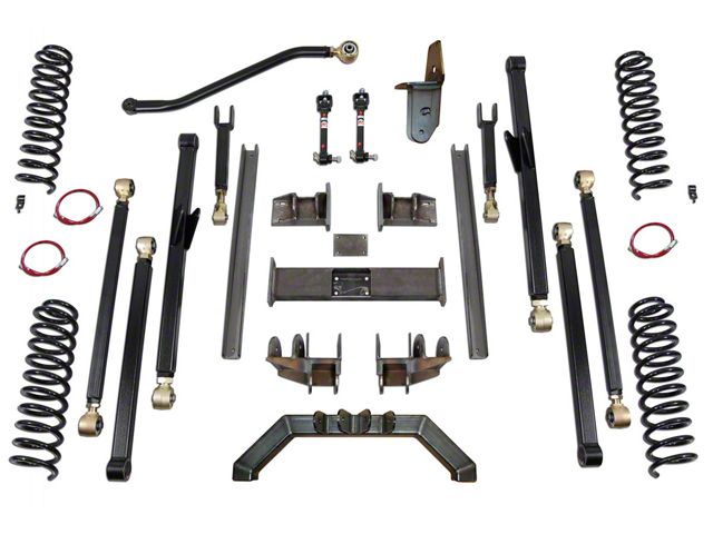 Clayton Off Road 5-Inch Long Arm Suspension Lift Kit (93-98 Jeep Grand Cherokee ZJ)