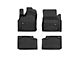 OMAC All Weather Rubber Front and Rear Floor Liners; Black (11-21 Jeep Grand Cherokee WK2)