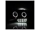 LED Halo Projector Headlights; Black Housing; Clear Lens (99-04 Jeep Grand Cherokee WJ)