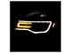 OE Style LED DRL Projector Headlights; Black Housing; Clear Lens (17-21 Jeep Grand Cherokee WK2 w/ Factory Halogen Headlight)