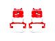PowerStop Performance Front Brake Calipers; Red (99-02 Jeep Grand Cherokee WJ w/ Teves Calipers)