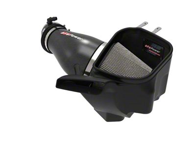 AFE Track Series Cold Air Intake with Pro DRY S Filter; Carbon Fiber (19-21 Jeep Grand Cherokee WK2 Trackhawk)