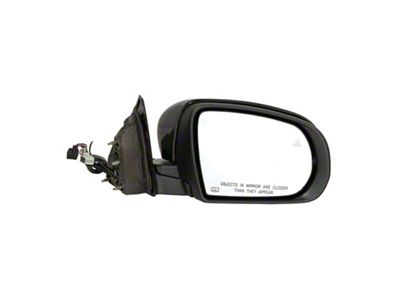 Replacement Powered Heated Memory Mirror with Blind Spot Detection, Puddle Light and Turn Signal; Passenger Side (14-18 Jeep Grand Cherokee KL)