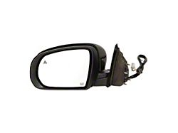 Replacement Powered Heated Mirror with Blind Spot Detection, Puddle Light and Turn Signal; Driver Side (14-18 Jeep Grand Cherokee KL)