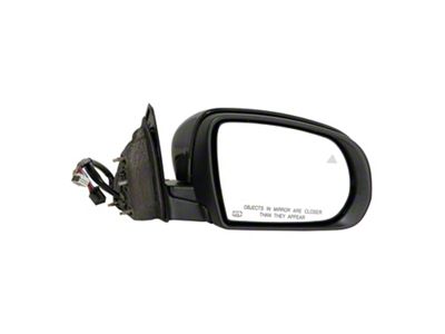 Replacement Powered Heated Mirror with Blind Spot Detection, Puddle Light and Turn Signal; Passenger Side (14-18 Jeep Grand Cherokee KL)