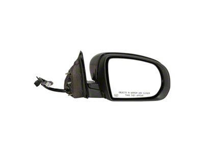Replacement Powered Heated Mirror with Puddle Light and Turn Signal; Passenger Side (14-18 Jeep Grand Cherokee KL)
