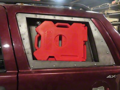 Affordable Offroad RotoPax Replacement Window; Driver or Passenger Side; Black (99-04 Jeep Grand Cherokee WJ)
