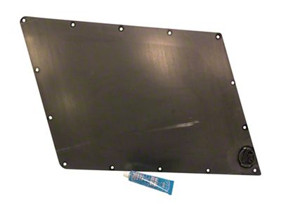 Affordable Offroad Window Blank; Driver or Passenger Side; Black (93-98 Jeep Grand Cherokee ZJ)
