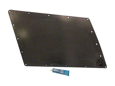 Affordable Offroad Window Blank; Driver or Passenger Side; Black (99-04 Jeep Grand Cherokee WJ)