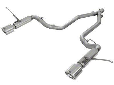 AFE Large Bore-HD 2.50-Inch DPF-Back Exhaust System with Resonators (14-16 3.0L EcoDiesel Jeep Grand Cherokee WK2)