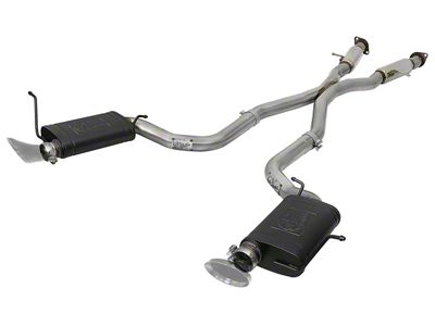 AFE MACH Force-XP 304 Stainless Steel 3-Inch Cat-Back Exhaust System with Mufflers and Resonators (12-21 Jeep Grand Cherokee WK2 SRT, SRT8)