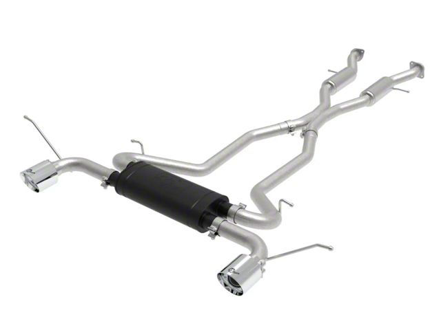 AFE Vulcan Series 2.50-Inch Cat-Back Exhaust System with Polished Tips (11-21 5.7L HEMI Jeep Grand Cherokee WK2)