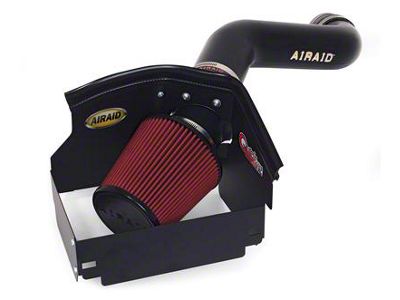 Airaid Cold Air Dam Intake with Red SynthaMax Dry Filter (05-07 3.7L Jeep Grand Cherokee WK)