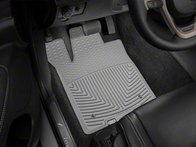 Weathertech All-Weather Front Rubber Floor Mats; Gray (13-15 Jeep Grand Cherokee WK2)