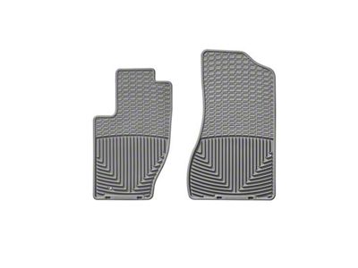 Weathertech All-Weather Front Rubber Floor Mats; Gray (99-10 Jeep Grand Cherokee WJ & WK)