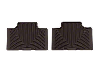 Weathertech All-Weather Rear Rubber Floor Mats; Cocoa (11-21 Jeep Grand Cherokee WK2)