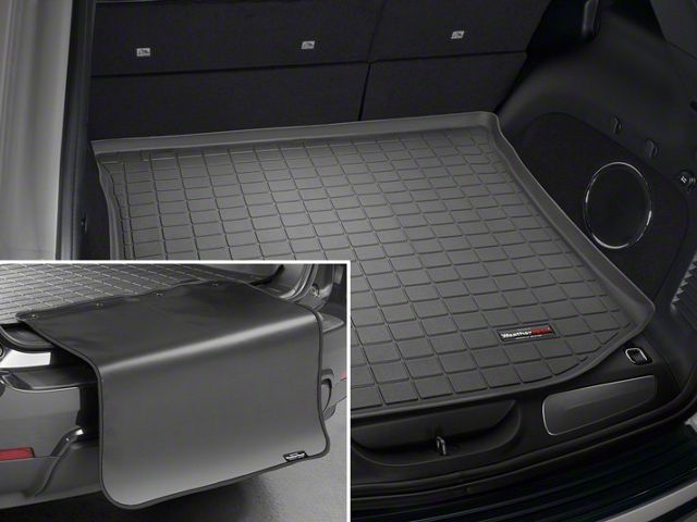 Weathertech DigitalFit Cargo Liner with Bumper Protector; Behind 2nd Row; Black (11-21 Jeep Grand Cherokee WK2)