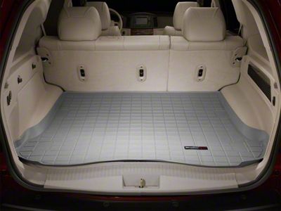 Weathertech DigitalFit Cargo Liner with Bumper Protector; Behind 2nd Row; Gray (05-10 Jeep Grand Cherokee WK)