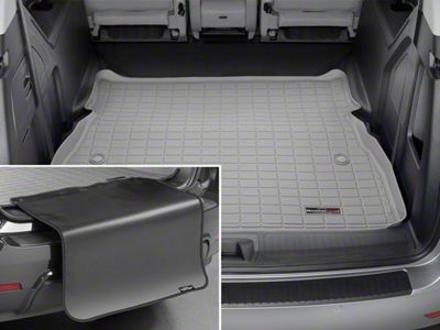 Weathertech DigitalFit Cargo Liner with Bumper Protector; Behind 2nd Row; Gray (05-10 Jeep Grand Cherokee WK2)