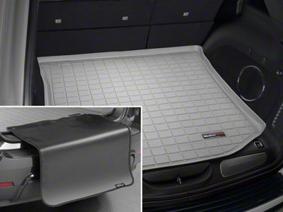 Weathertech DigitalFit Cargo Liner with Bumper Protector; Behind 2nd Row; Gray (11-21 Jeep Grand Cherokee WK2)