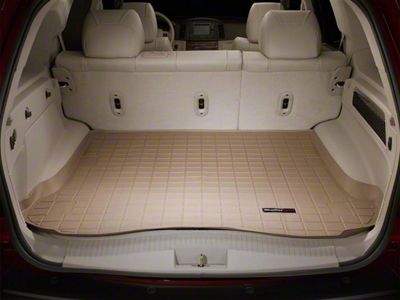 Weathertech DigitalFit Cargo Liner with Bumper Protector; Behind 2nd Row; Tan (05-10 Jeep Grand Cherokee WK)