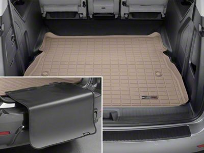 Weathertech DigitalFit Cargo Liner with Bumper Protector; Behind 2nd Row; Tan (05-10 Jeep Grand Cherokee WK2)