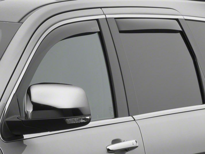 Weathertech Jeep Grand Cherokee Side Window Deflectors; Front and Rear ...