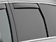 Weathertech Side Window Deflectors; Rear; Dark Smoke (11-24 Jeep Grand Cherokee WK2 & WL)