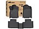 Nilight TPE Front and Rear Floor Liners; Black (16-21 Jeep Grand Cherokee WK2)