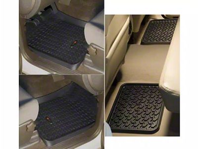 Rugged Ridge All-Terrain Front, Rear and Cargo Floor Liners; Black (99-04 Jeep Grand Cherokee WJ)