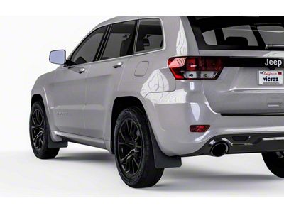 Mud Flaps; Front and Rear; Textured Black (11-19 Jeep Grand Cherokee WK2)