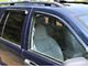 Rugged Ridge Tape-On Window Rain Deflectors; Front and Rear; Smoked (99-04 Jeep Grand Cherokee WJ)